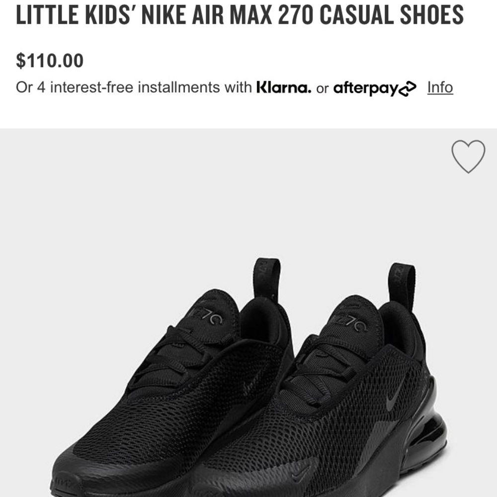 nike air max 270 little kids
